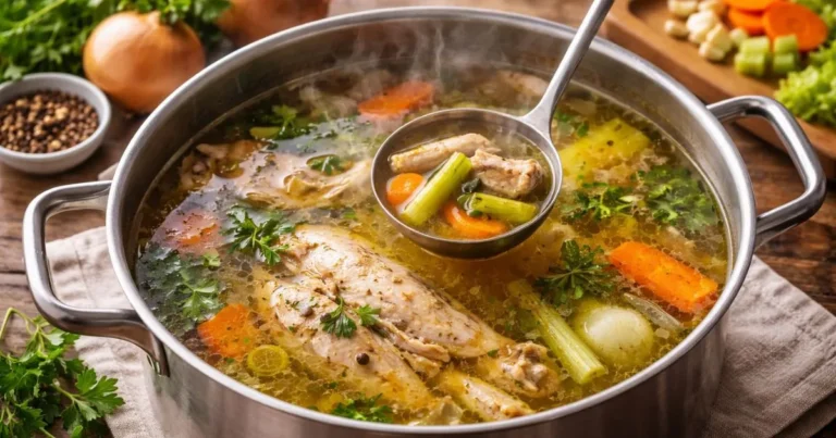 homemade chicken broth recipe