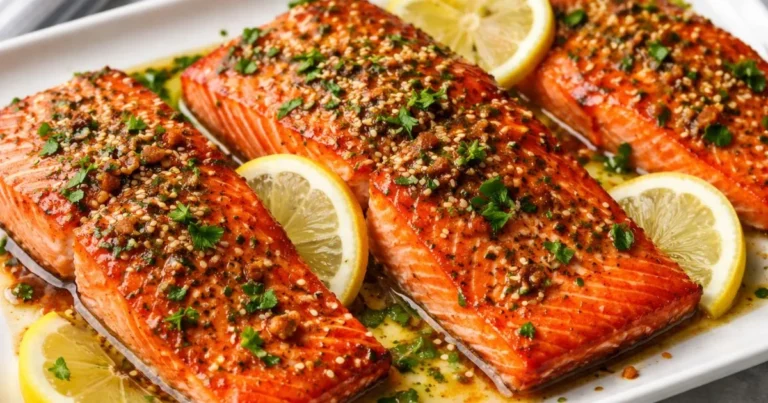 sockeye salmon recipe with lemon and herbs baked to perfection